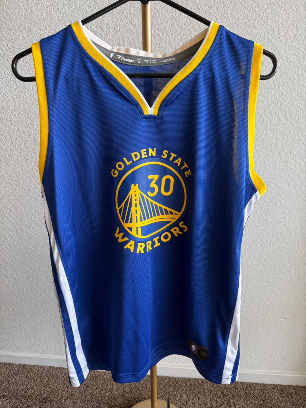 Fanatics Golden State Warriors Kids XL Steph Curry Jersey